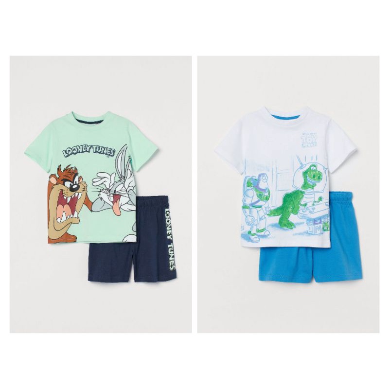 Bộ áo quần cotton HM chính hãng bé trai