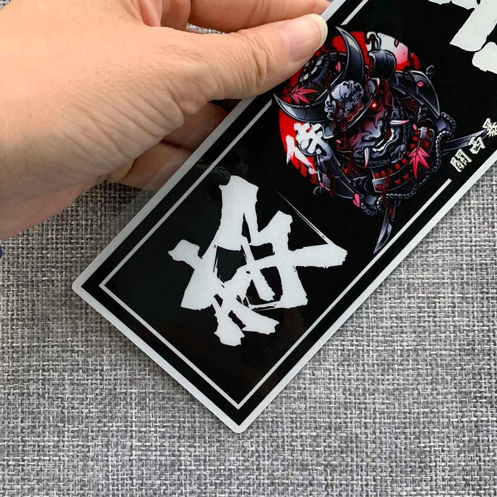 SUPRA Miếng Dán Kính Chắn Gió Xe Hơi Kansai Racing Rx7 Gtr 20cm X 7.2cm