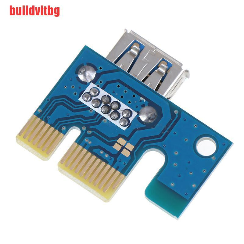 {buildvitbg}USB 3.0 PCI-E 1X to 16X Extension Cable Mining PCI-E Extended Line Card Adapter GVQ