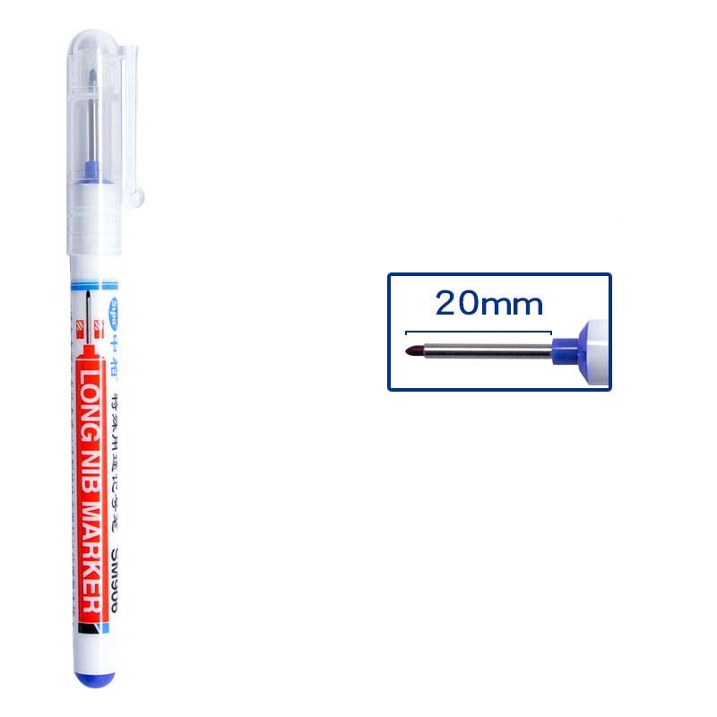 Bút lông đánh dấu ngòi dài 2cm khô nhanh , kháng nước đa năng dùng cho làm mộc, nhôm kính, cơ khí, xây đựng - Túi Thợ HQ