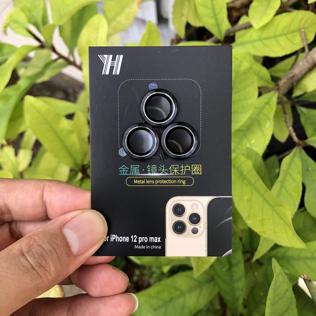 Vòng Bảo Vệ Camera Cho iP12Pro Max -  - Chống Bụi, Hạn Chế Vân Tay và Mờ Camera.