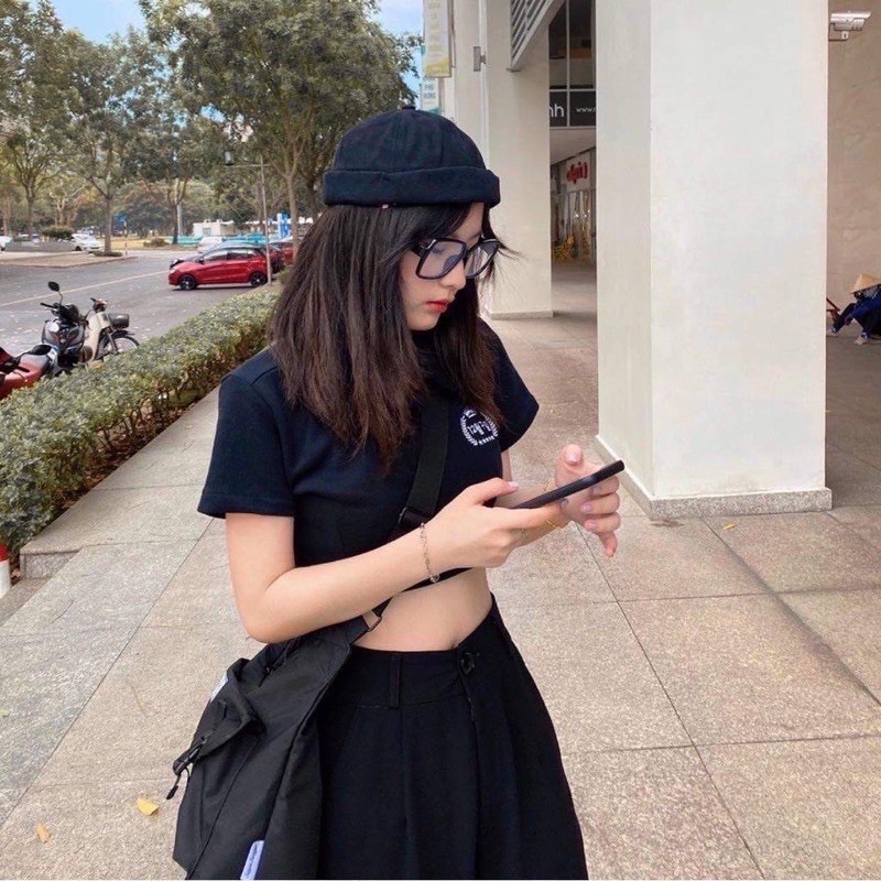 [ Siêu Rẻ] Áo Crotop PL chữ hàn( kèm video )