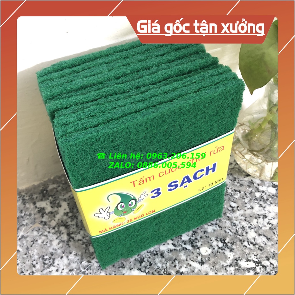 [HOT] Miếng Cọ Sợi Bện Xanh Rửa Bát