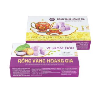 Bánh đậu xanh vị Khoai Môn Rồng Vàng Hoàng Gia | 300g