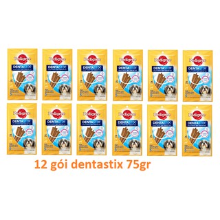 combo 12 gói xương dentastix 75gr