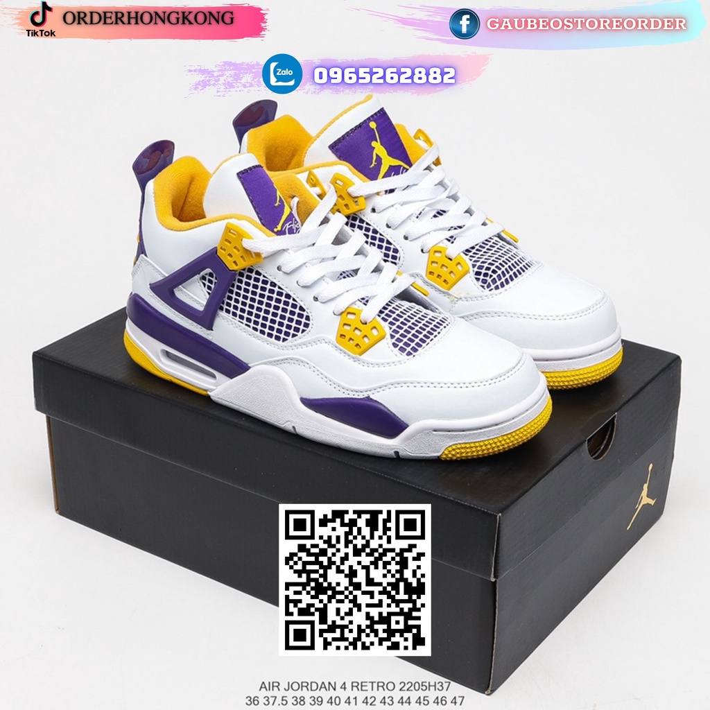 2205H37 Nhận Order Hỗ Trợ Free Ship Giày 1:1 Sneaker ***Air Jordan 4 AJ4