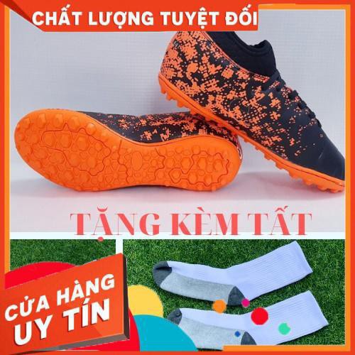 Giày đá bóng Loang thun cổ cao - sân nhân tạo -đế khâu full - hàng cao su (size 38 - 45)