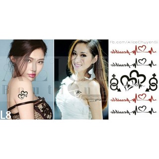 Combo 3 tấm hình xăm dán lớn