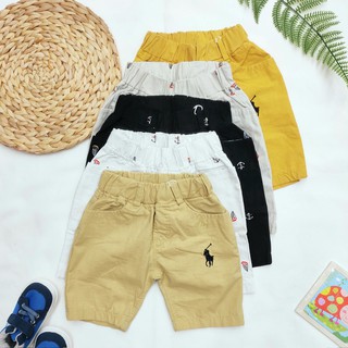 Quần lửng kaki nhí, chất linen cho bé trai, hàng vnxk, kaki mềm
