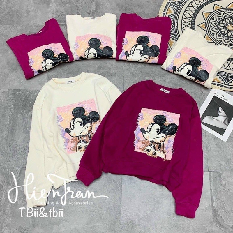 Áo nỉ 2 màu dành cho nữ ( chất nỉ bông ) | BigBuy360 - bigbuy360.vn