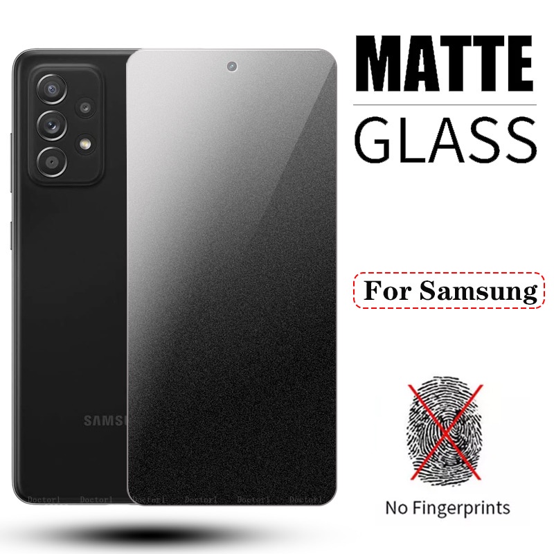Kính Cường Lực Mặt Nhám Chống Dấu Vân Tay Cho Samsung ss Galaxy A15 A25 A54 A34 A24 A05 A05s A04 A04E A04s A03s A03 A14 A13 A23 A33 A53 A73 M14 M23 M33 5G 4G 2023