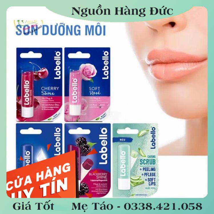 [auth] Son dưỡng môi căng mọng, mềm mịn Labello Đức [Hàng nội địa Đức Đủ Bill] [Hot]