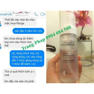 [auth Pháp] Sữa rửa mặt Filorga