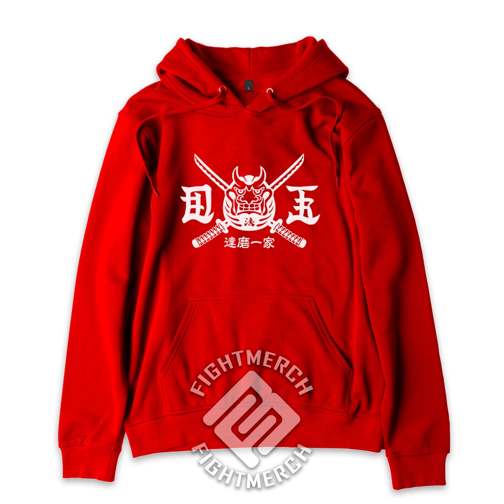 Áo Khoác Hoodie In Hình Daruma Ikka Độc Đáo