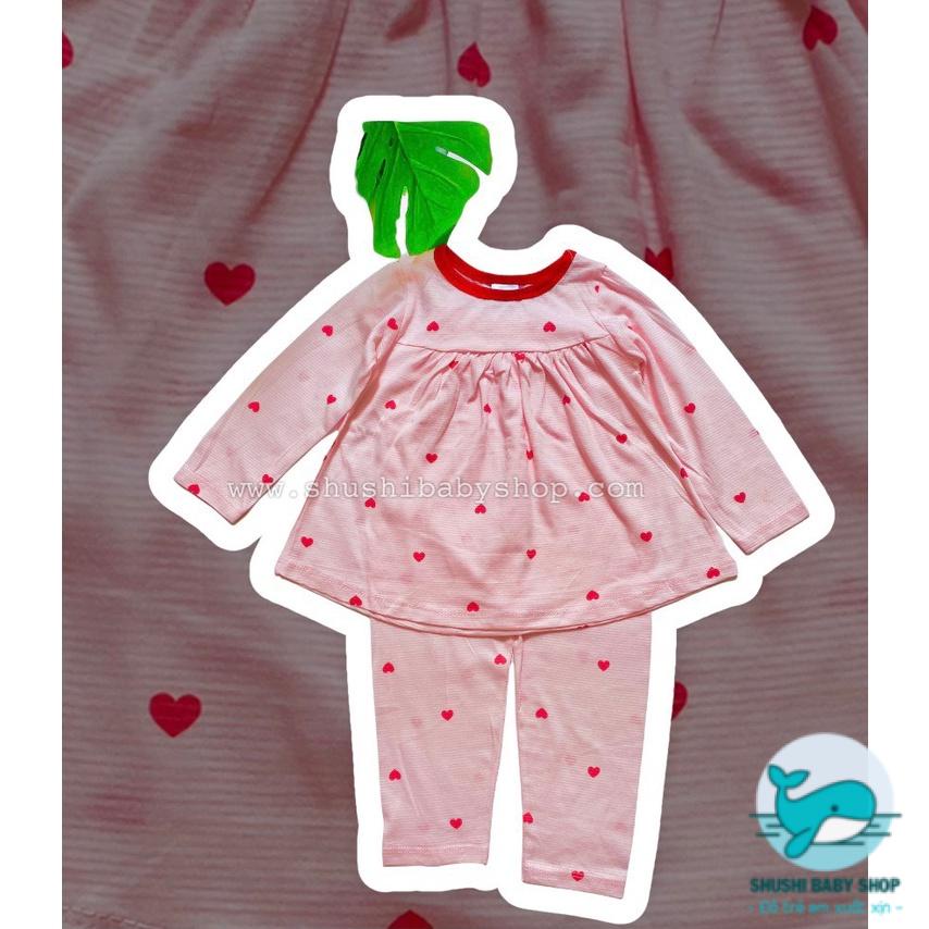 [Có sẵn] [FreeShip] [Ảnh thật] [Giá hủy diệt] Bộ Dài Tay Bé Gái Xuất Dư Gym's Kids Bèo Mặc Nhà Cực Xinh