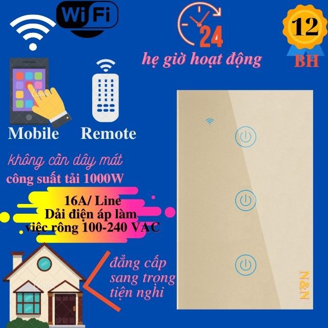 Công tắc thông minh tuya wifi zigbee