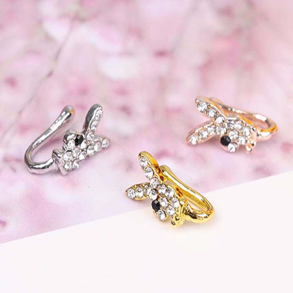 Khuyên Mũi Bằng Thép Không Gỉ Nhiều Màu Thời Trang Cho Nam Và Nữ