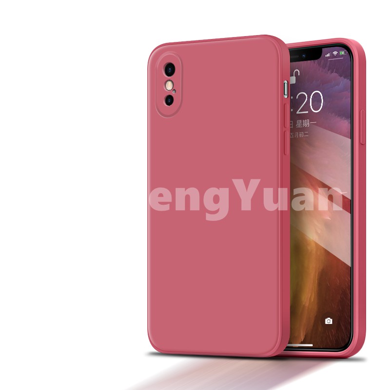 Ốp lưng dẻo màu kẹo viền cạnh vuông cho iPhone 6G/6S 6Plus 7/8Plus X/XS 11 11 Pro Max XS Max - Phụ Kiện Hoàng Long | BigBuy360 - bigbuy360.vn