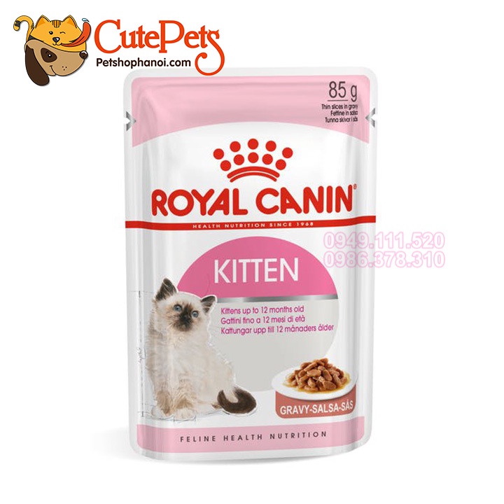 Pate cao cấp Royal Canin Kitten 85g dành cho mèo con - CutePets