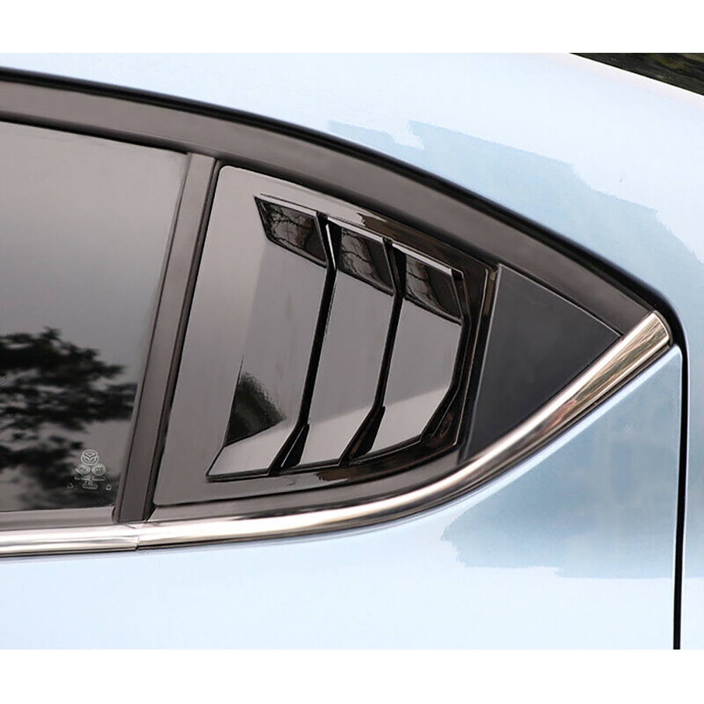Phụ kiện trang trí hình lỗ thông gió gắn cửa sổ dành cho ô tô Mazda 3 Axela 2014 2015 2016 2017 2018