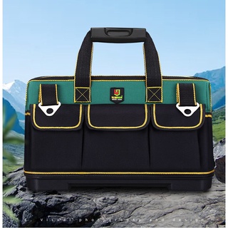 Túi Đựng Đồ Nghề Đế Nhựa Chịu Lực Chống Thấm, Giỏ Xách Dụng Cụ Đáy Cứng