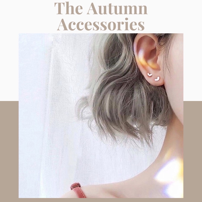 Set 7 đôi khuyên tai mạ bạc The Autumn Accessories - SK03