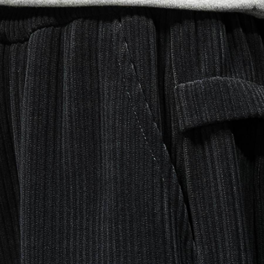 Quần jogger nam nữ Tư Mã Store chất nhung tăm form rộng phong cách Hàn Quốc vintage