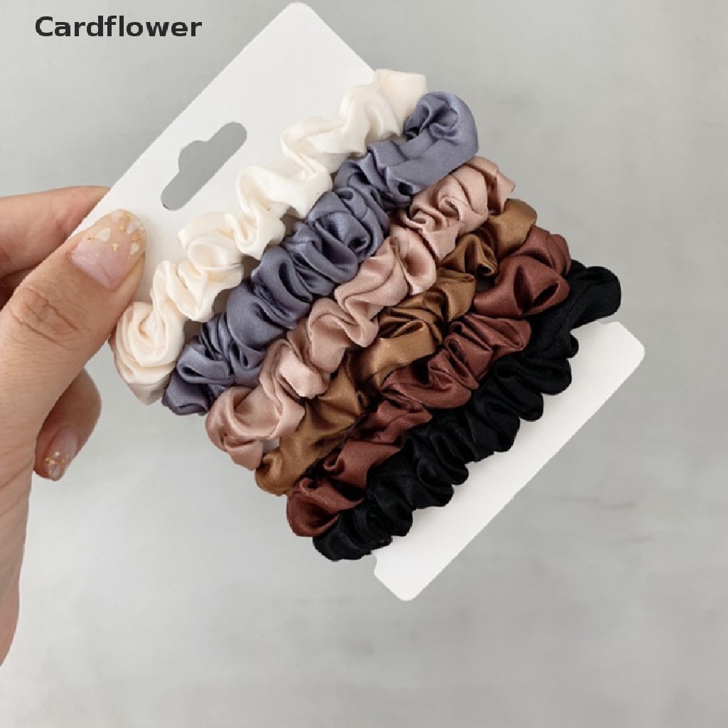 Bộ 6 Dây Cột Tóc Co Giãn Thời Trang Cho Nữ