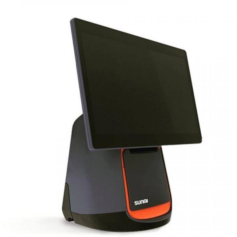 Máy POS tính tiền cảm ứng Sunmi T2 tích hợp sẵn máy in hóa đơn - cấu hình cao hơn Sunmi T1 - Phần mềm OCHA -chưa bao gồm