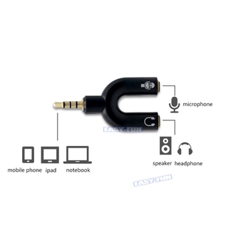 Jack chia Audio 3.5mm ra mic và loa