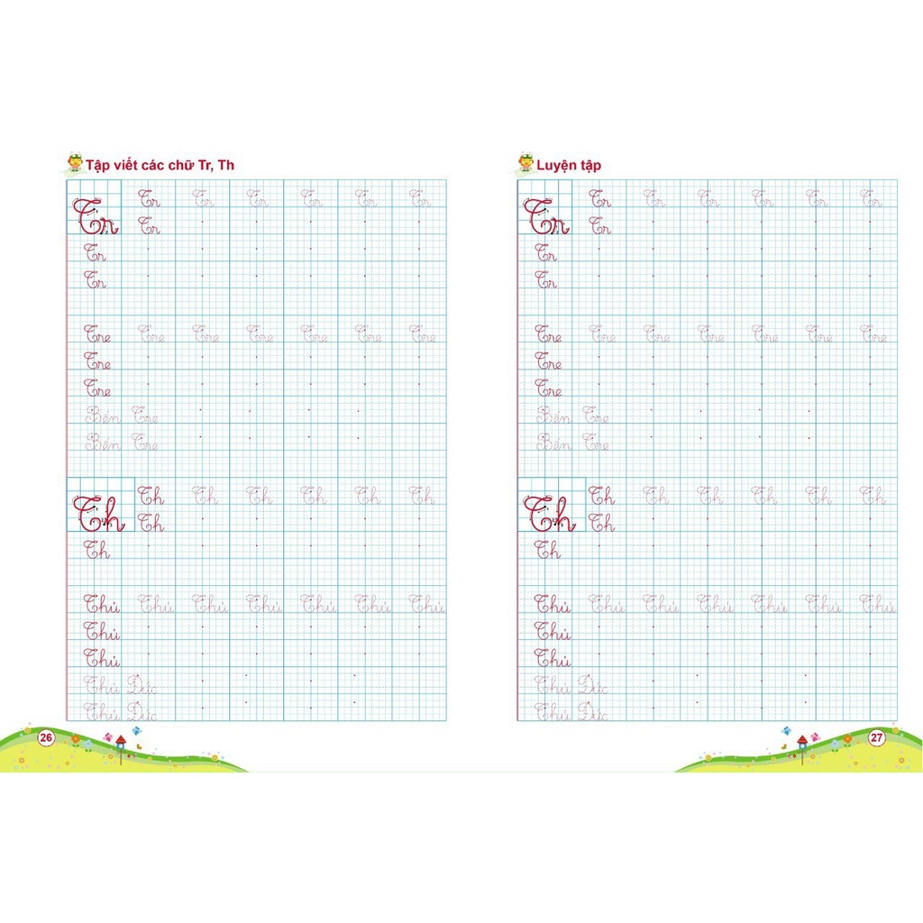 Sách Tập Viết Chữ Hoa - Cỡ Nhỏ, Theo Nhóm