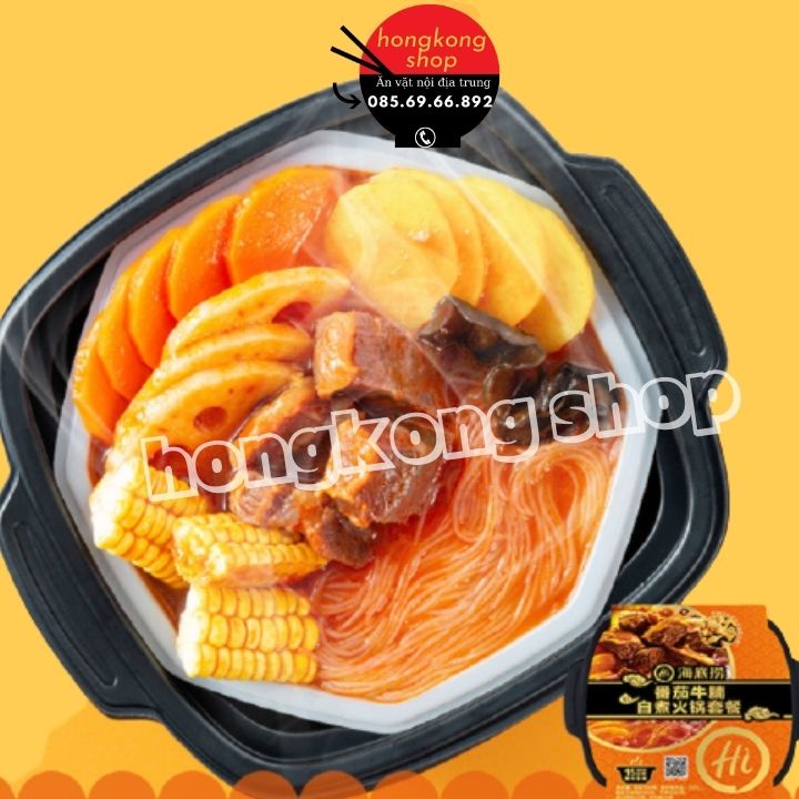 (HÀNG CHUẨN) LẨU TỰ SÔI HAIDILAO HỘP TO 375g, NẤU TRONG 5 PHÚT (TẶNG SỮA CHUA UỐNG) | BigBuy360 - bigbuy360.vn