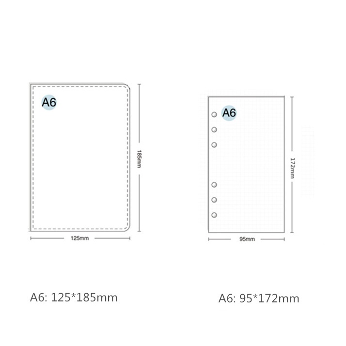 NB20 Sổ tay bìa da thật pastel gáy tròn SOL shop