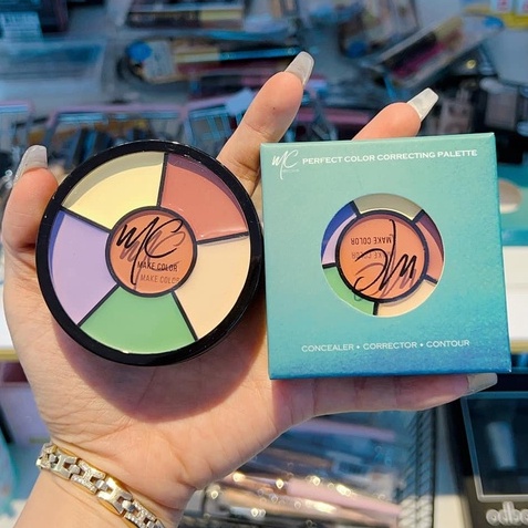 Triệt sắc MC Makeup Color Thái Lan 6 ô Dupe Kryolan che mọi khuyết điểm