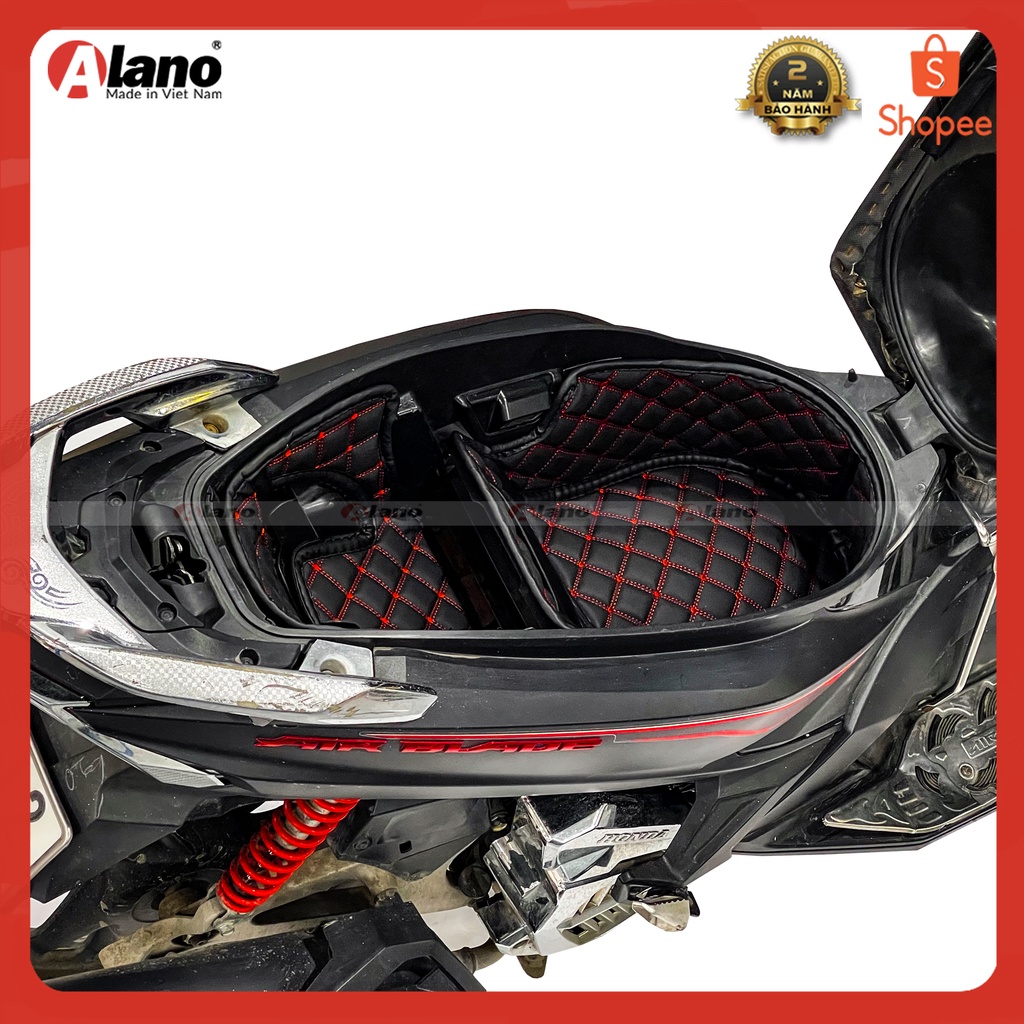 Lót Cốp Da 5D Honda AirBlade 2013-2022 Thời Trang Chống Cháy Nổ Bảo Vệ Tài Sản - Lót Cốp Xe Máy Da Cao Cấp