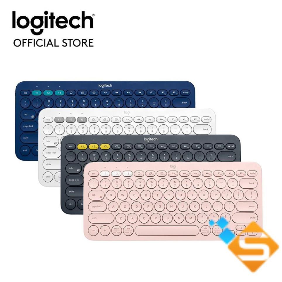 Bàn phím Bluetooth Logitech K380 Multi-Device - Kết nối Bluetooth cùng lúc 3 thiết bị