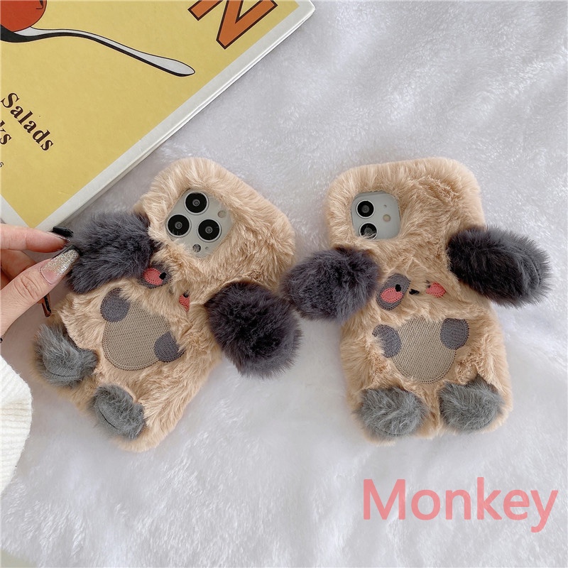 Hoạt Hình Ốp Điện Thoại Hình Chú Chó Tai Bông Cho xiaomi x4 m4 11i 12 11 lite redmi 10c 9t note 11 pro 11s mi 11t