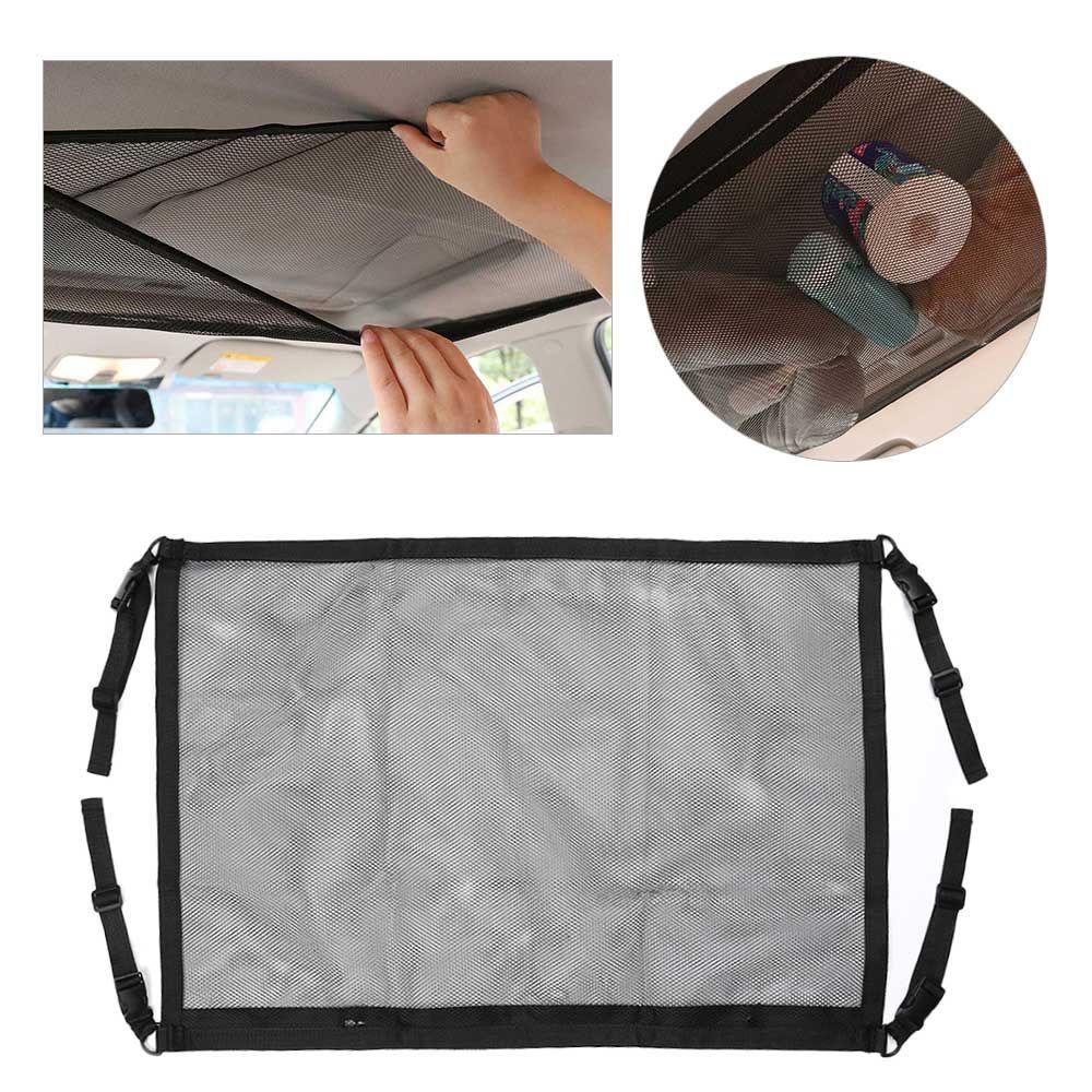 Túi Lưới Polyester Gắn Trần Xe Hơi SUV Van MPV Tiết Kiệm Không Gian