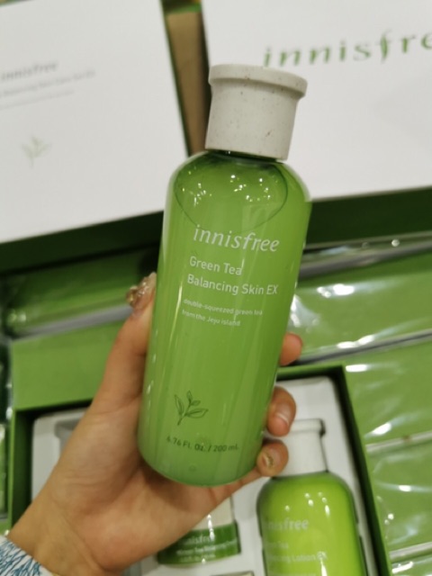 BỘ DƯỠNG TRÀ XANH 7 MÓN INNISFREE GREEN TEA BALANCING SPECIAL SKIN CARE EX