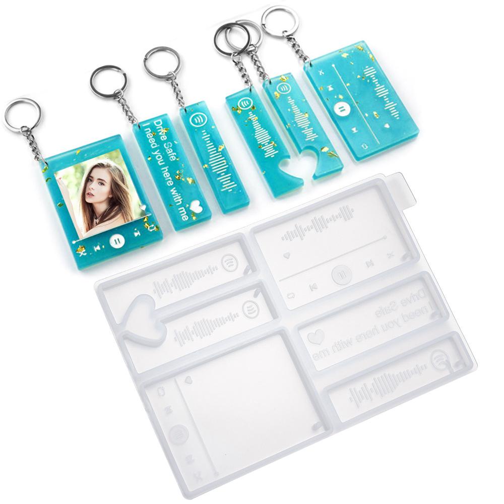 ROSE Khuôn Làm Móc Khóa Hình Hoa Hồng|Khuôn Silicone Epoxy
