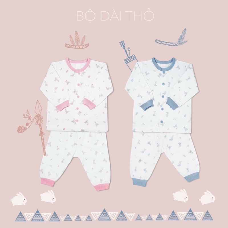 [MioMio] Bộ tay dài miomio vải cotton mềm thoáng mát
