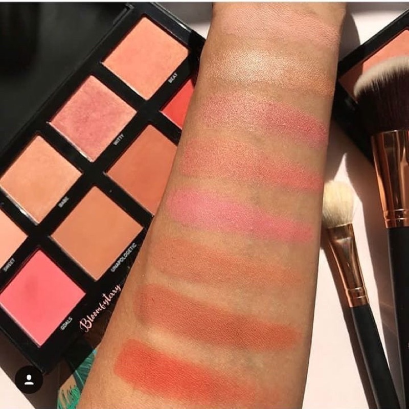 [NEW] BẢNG MÁ HỒNG MORPHE 8W WARM MASTER BLUSH PALETTE