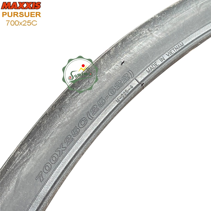 Vỏ xe đạp - Lốp MAXXIS Pursuer 700x25c M225 tanh thép