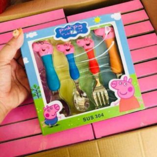 Bộ thìa dĩa Peppa Pig