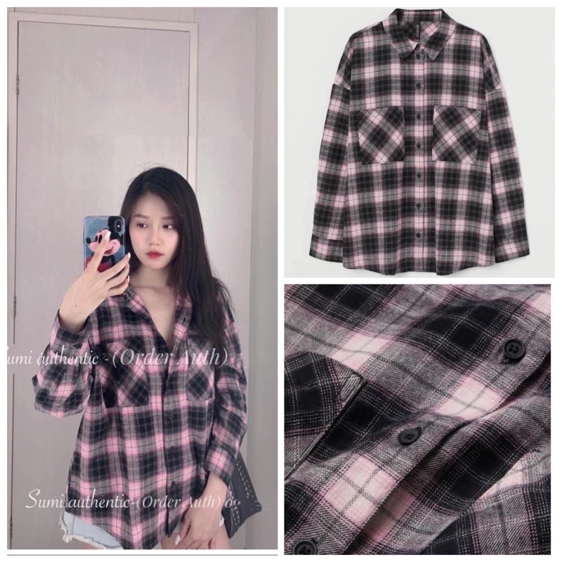 Áo sơ mi nữ HM auth size Xs