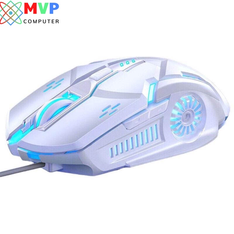 Chuột Máy Tính Laptop Có Dây Gaming YINDIAO G5 LED RGB Tự Động Đổi Màu Cao Cấp Bảo Hành Lỗi Đổi Mới Trắng Đen Hồng Xám