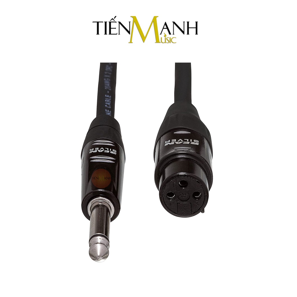 Dây Cáp Micro Karaoke Hosa Pro REAN XLR Canon Cái sang 6ly TS Mono HMIC-010HZ, HMIC-025HZ Cable XLR3F to 1/4 in