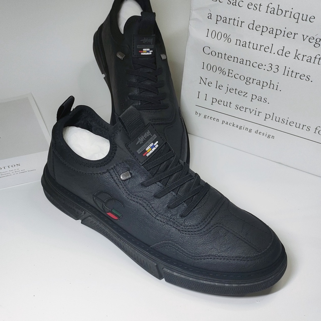 [GIÁ RẺ] Giày Thể Thao Nam Da Trơn Kiểu Dáng Trẻ Trung Năng Động, Êm Chân Và Thoáng Khí | BigBuy360 - bigbuy360.vn