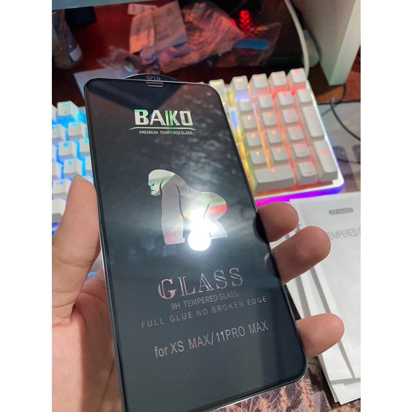 Kính cường lực KINGKONG BAIKO Full màn chính hãng cho iPhone 6 Plus 7 8 X XS Max 11 12 13 14 mini pro max
