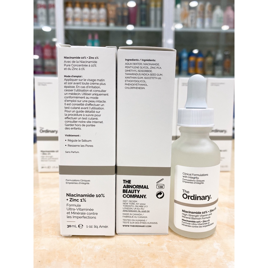 Serum The Ordinary Niaciamide 10% +Zinc1% Canada 30ml